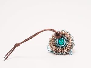 Chainmail "D20 Sack" Dice Bag - Ice Blue