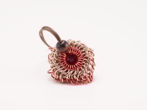 Chainmail "D20 Sack" Dice Bag - Rose