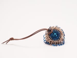 Chainmail "D20 Sack" Dice Bag - Cobalt Blue