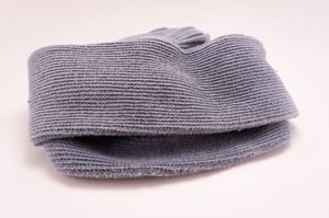 Naturally Dyed Thigh Highs - "Winter Sea"