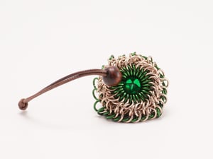 Chainmail "D20 Sack" Dice Bag - Green