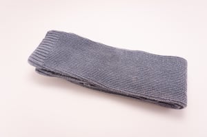 Naturally Dyed Thigh Highs - "Denim Daze"