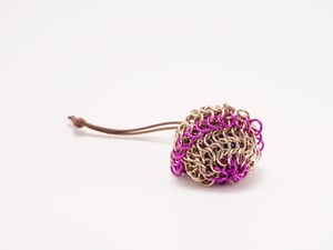 Chainmail "D20 Sack" Dice Bag - Purple