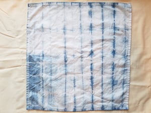 "Fields of Blue" - Indigo Shibori Bandana/Scarf