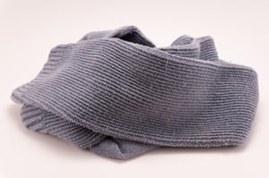 Naturally Dyed Thigh Highs - "Denim Daze"