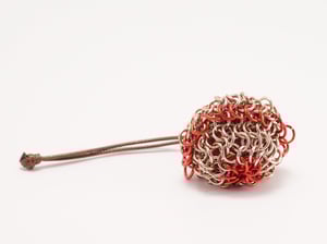 Chainmail "D20 Sack" Dice Bag - Red