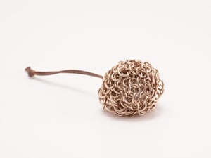Chainmail "D20 Sack" Dice Bag - Champagne Silver