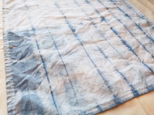 "Fields of Blue" - Indigo Shibori Bandana/Scarf