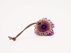 Chainmail "D20 Sack" Dice Bag - Purple