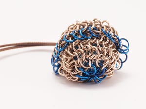 Chainmail "D20 Sack" Dice Bag - Cobalt Blue