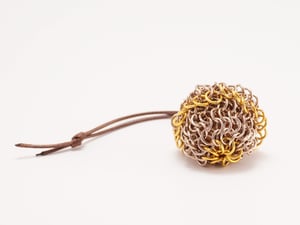 Chainmail "D20 Sack" Dice Bag - Gold