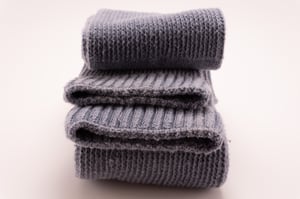 Naturally Dyed Thigh Highs - "Denim Daze"