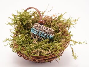 Chainmail "D20 Sack" Dice Bag - Ice Blue