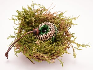 Chainmail "D20 Sack" Dice Bag - Green