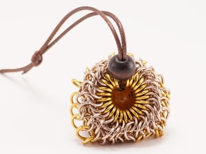 Chainmail "D20 Sack" Dice Bag - Gold