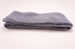 Naturally Dyed Thigh Highs - "Winter Sea"