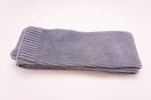Naturally Dyed Thigh Highs - "Winter Sea"