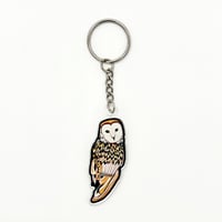 Image 2 of Barn Owl Keychain