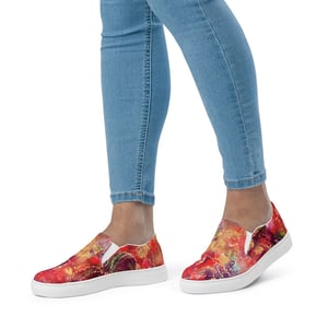 Image of "Spectacle" Women’s slip-on canvas shoes