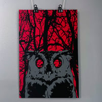 Image 4 of Dark Owl Screenprint