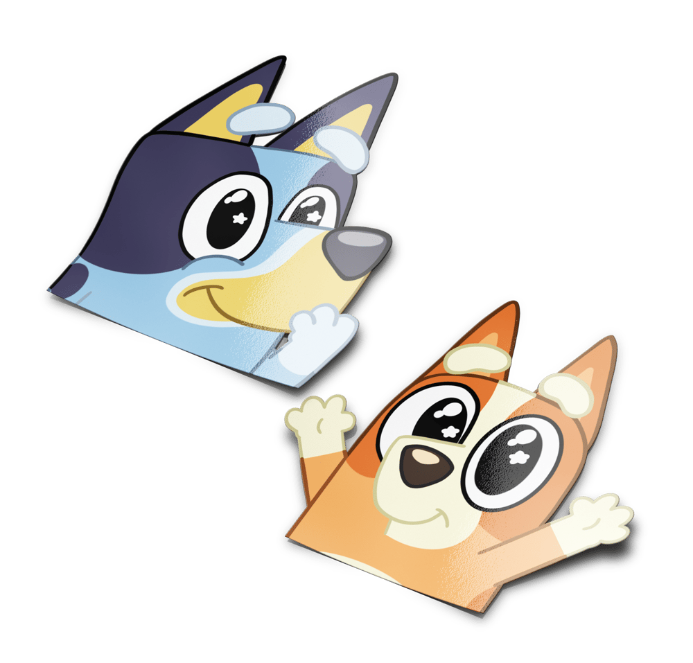 Image of Bluey and Bingo Peekers