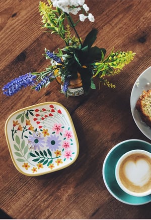 Image of PLATO DE CERAMICA PINTADO A MANO 59