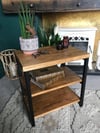Small Industrial Storage Unit bedside table