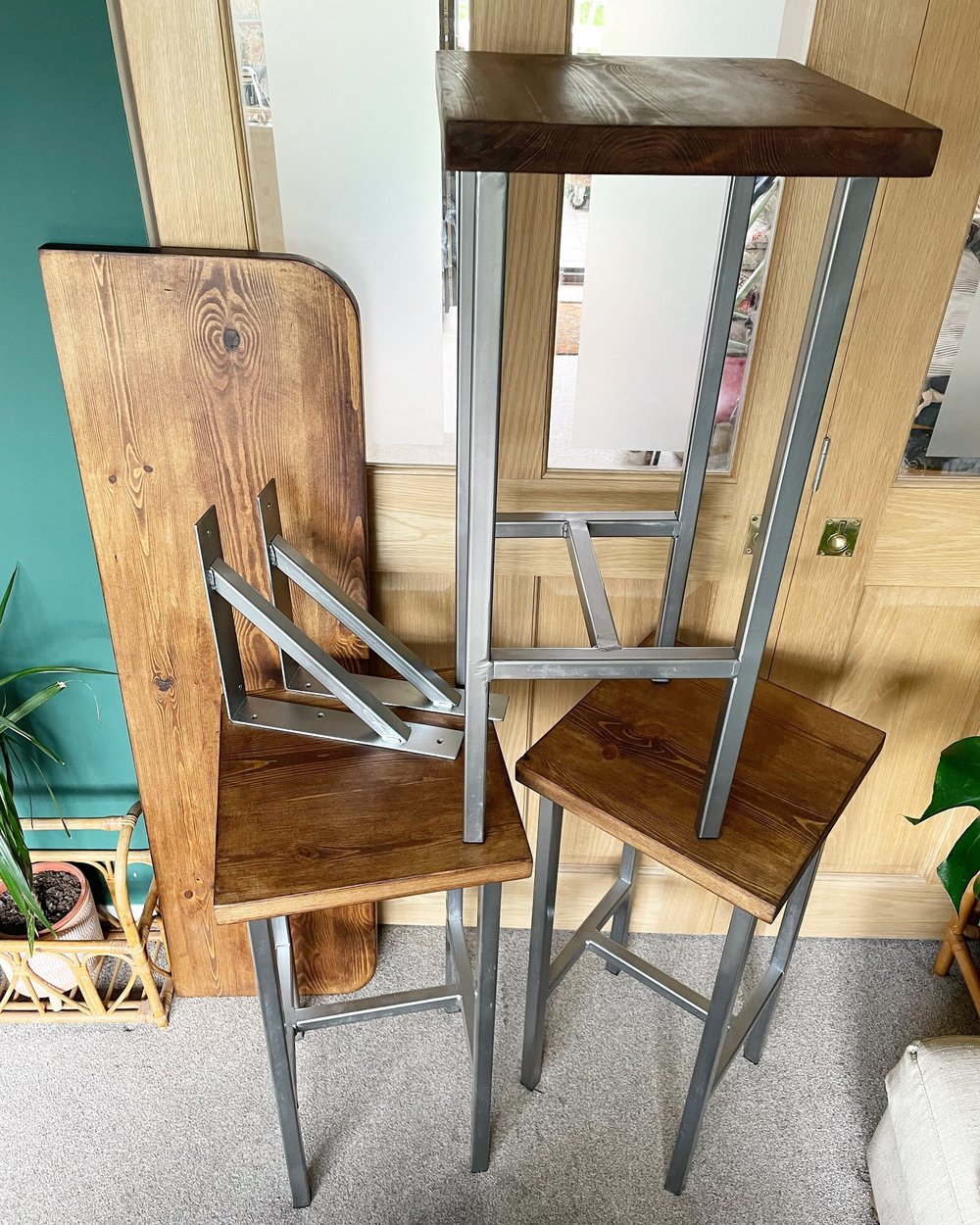 Industrial Style Bar Stool
