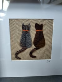 Image 2 of Fibre Art Cats 