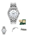 Rolex DateJust 16014 41mm White Diamond Dial Stainless Steel Jubilee Bracelet