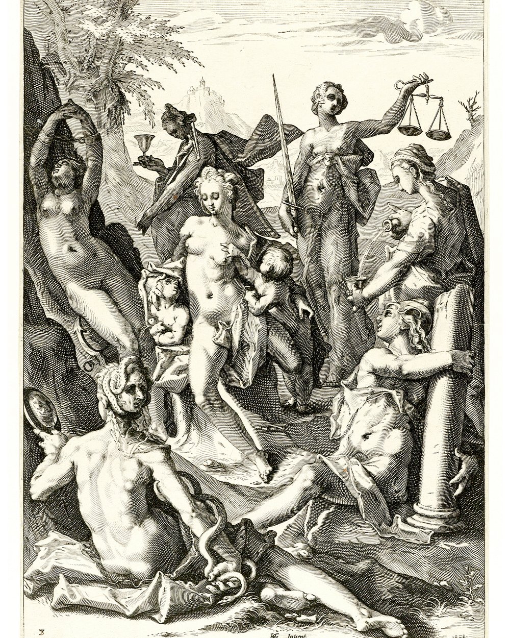 ''The seven Virtues'' (1588)