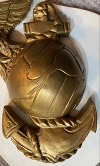 Image 5 of Marine Corps (USA) Eagle, Globe, Anchor Emblem - Vintage Wall Plaque