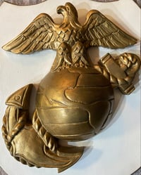 Image 4 of Marine Corps (USA) Eagle, Globe, Anchor Emblem - Vintage Wall Plaque