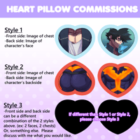 Image 2 of Custom Heart Pillow Commissions (Round 6)