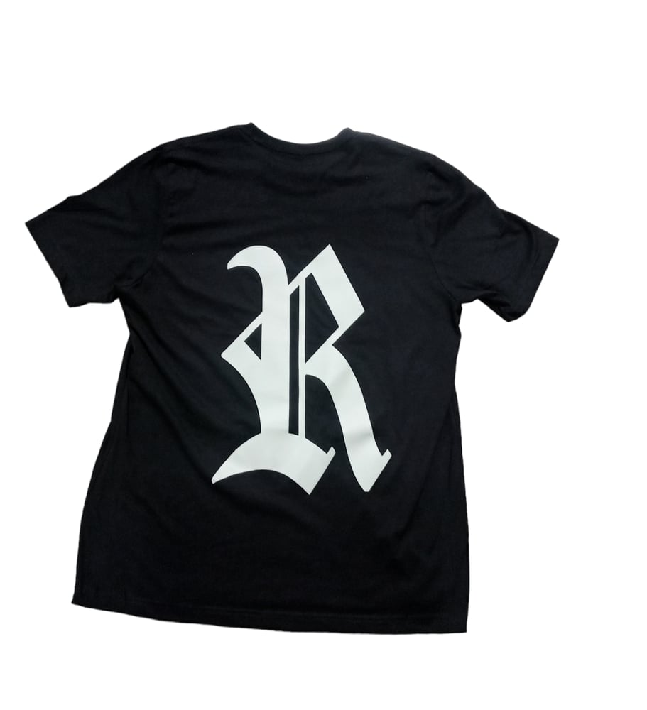 Image of Rebel Outsiders  Glow in the Dark " Black "  Shirt