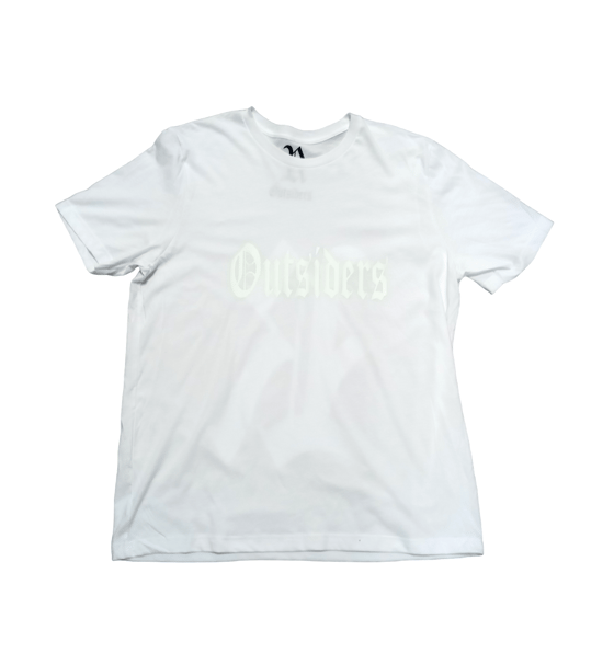 Image of Rebel Outsiders Glow in the Dark " White " Shirt 