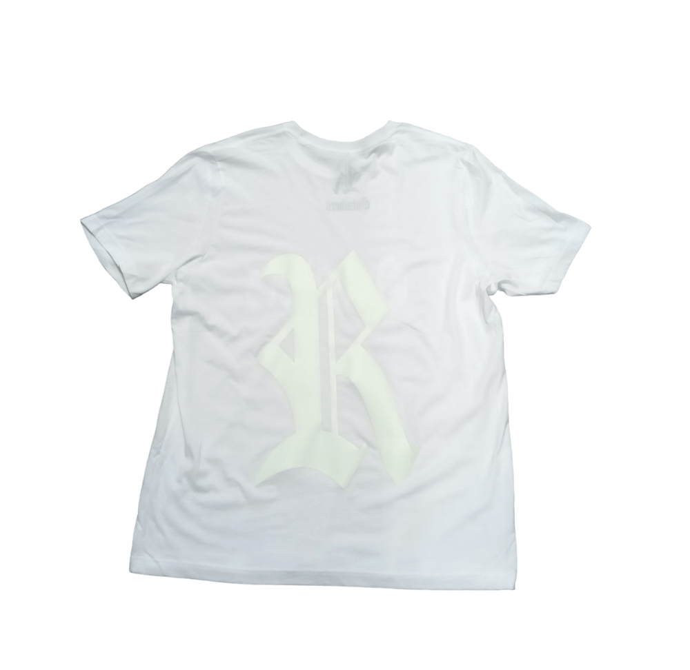 Image of Rebel Outsiders Glow in the Dark " White " Shirt 