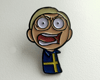 Irate Sweden Pin
