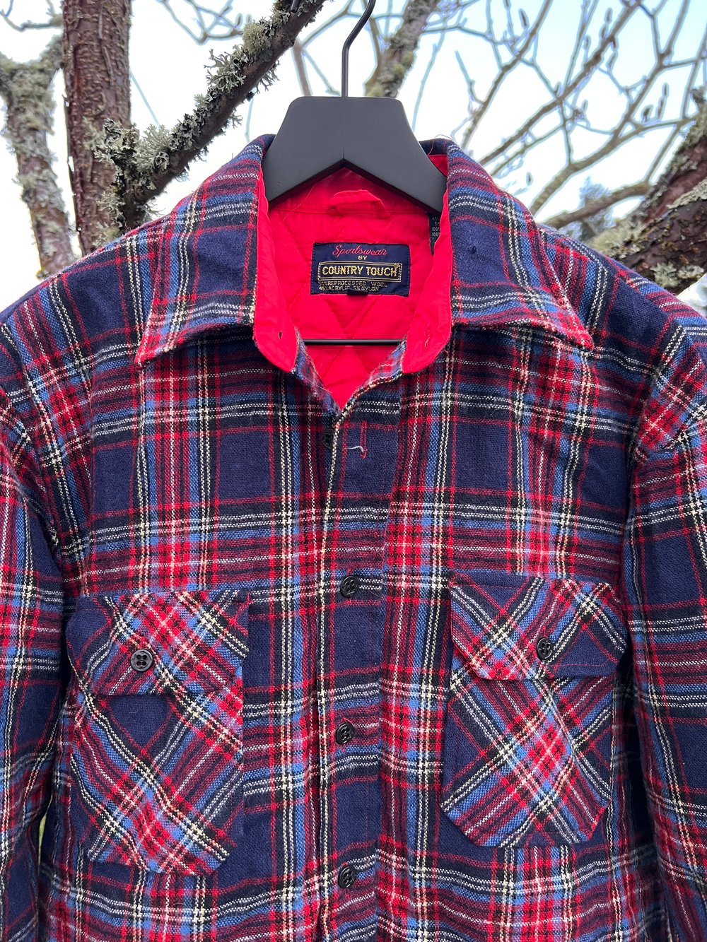 Vintage Country Touch Plaid Shacket (M)