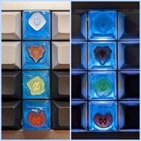 Image 3 of Job Stone Keycaps (Blue)