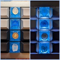 Image 4 of Job Stone Keycaps (Blue)