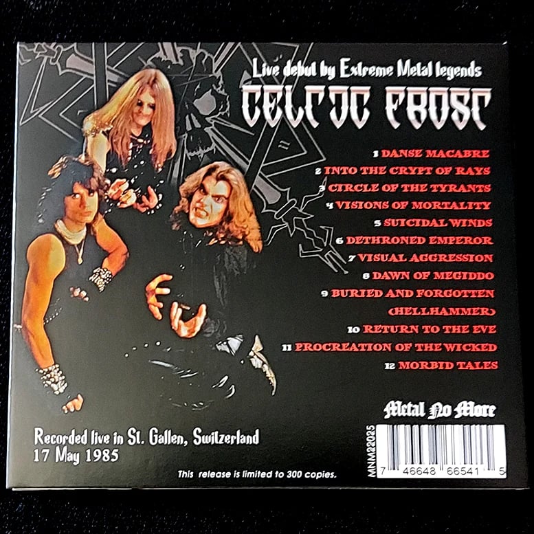 CELTIC FROST - INITIUM TENEBRIS : St. GALLEN 1985