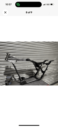 Image 3 of 2002-2007 Tinworksinc Harley Davidson Touring Bagger Stock Replacement Frame  USA Made