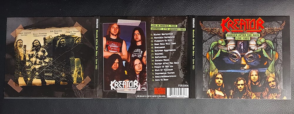 KREATOR - MUNICH AFTER THE RAIN LIVE 1993