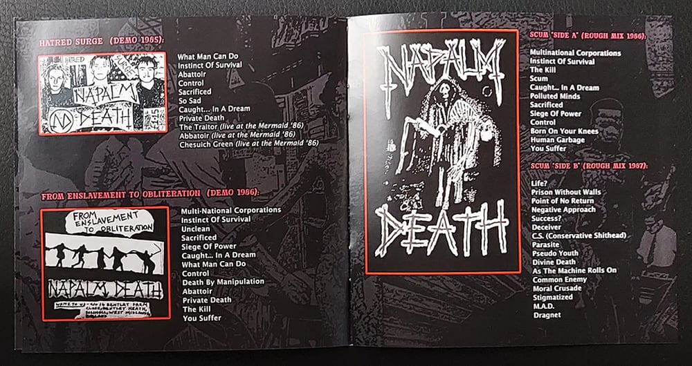 NAPALM DEATH - AS THE MACHINE GRINDS ON - DEMOS AND EARLY WORKS (1984 - 1988) 2CD