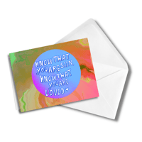 💕 KNOW THAT 💕 Rainbow | A2 Greeting Card
