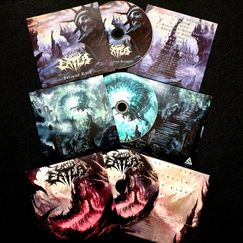 Image of Earth Eater 'Trilogy' CD Bundle