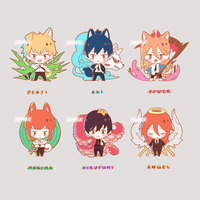 Image 2 of Chainsaw Man: Enamel Pins