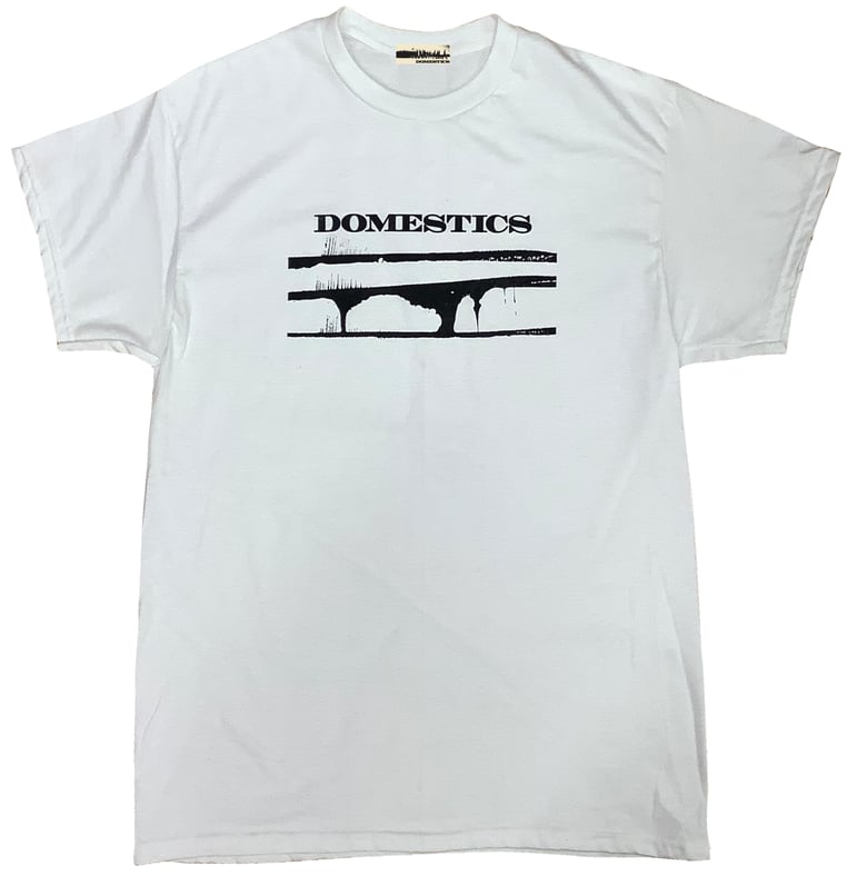Image of DOMEstics. Paint Drip T-shirt white