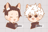 Image 2 of JJK: Getou Gojo Enamel Pins
